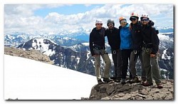 alumnos en la cumbre
